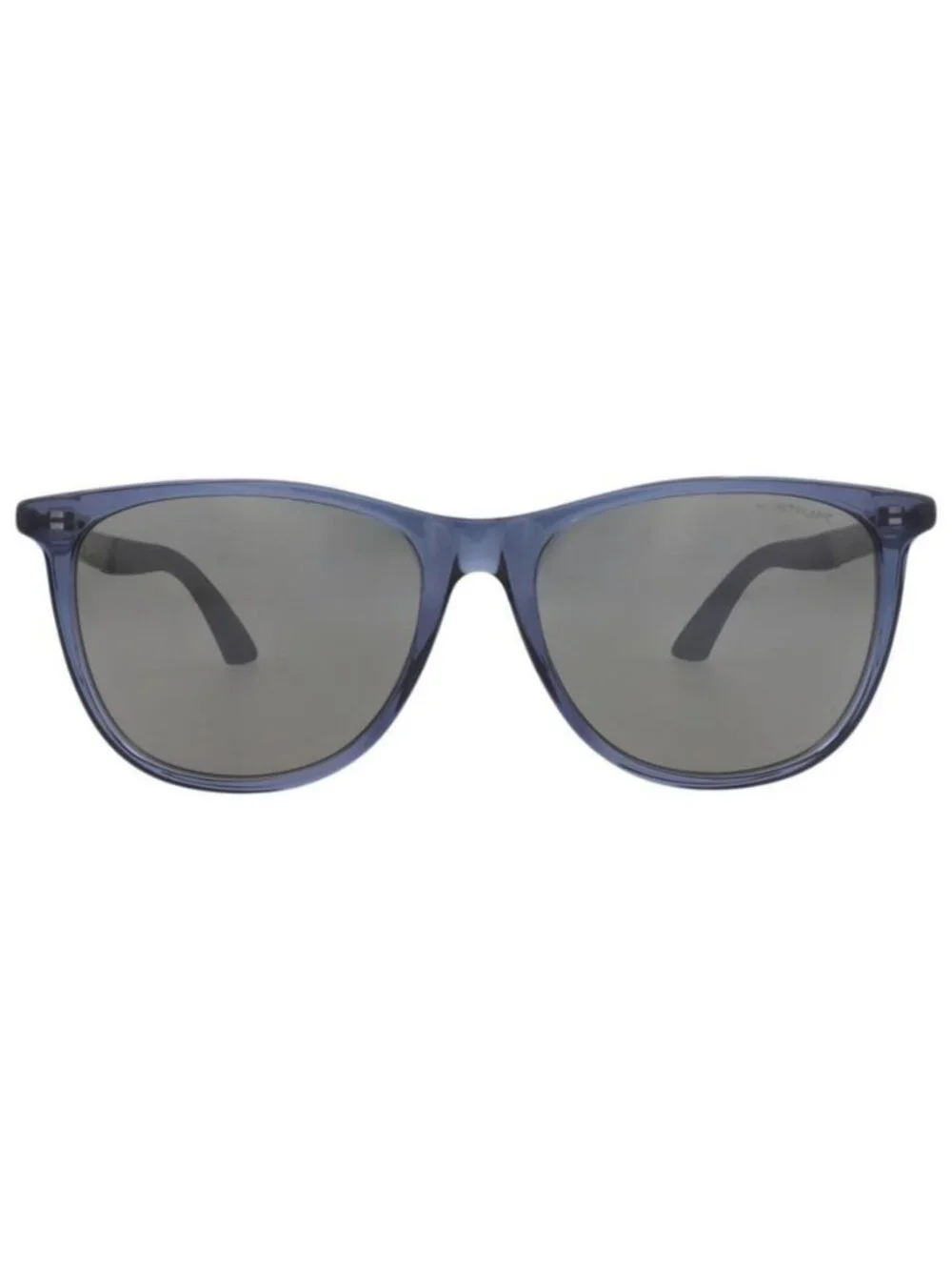 New Montblanc Mens Square/Rectangle Blue Ruthenium Silver Fashion Designer Sungl